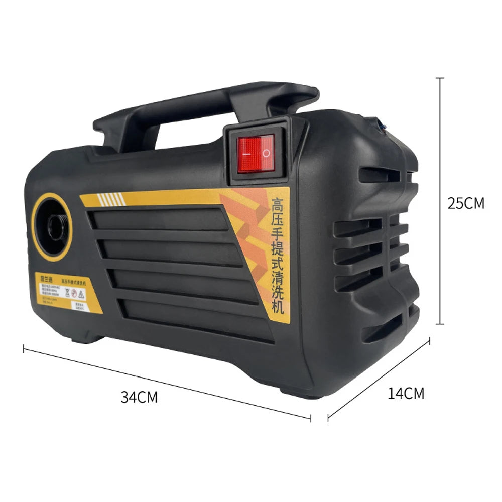 3000W Electric High-Pressure Washer – Foam Cannon, 3 Spray Modes, 7m Hose, US/UK/EU Plug