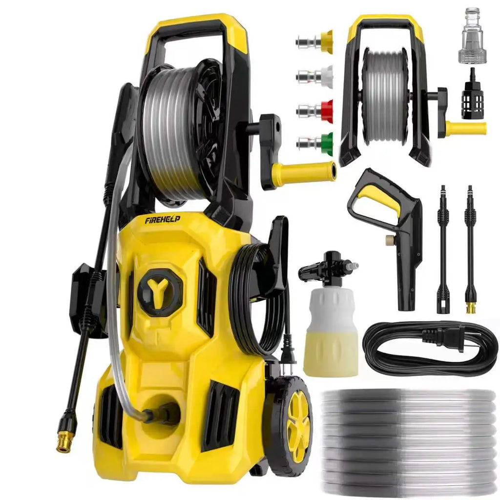 Electric Pressure Washer – Firehelp Nozzle & Foam Gun Set