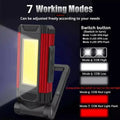 ESMARTER K011 XPE+COB Work Light – 600 Lumen, 5 Modes, Power Bank Function, IP64, USB Rechargeable