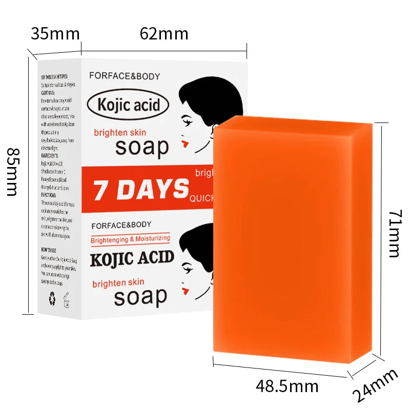 Turmeric & Kojic Acid Handmade Soap Bars – 5-Pack, 100g Each | Moisturizing & Exfoliating