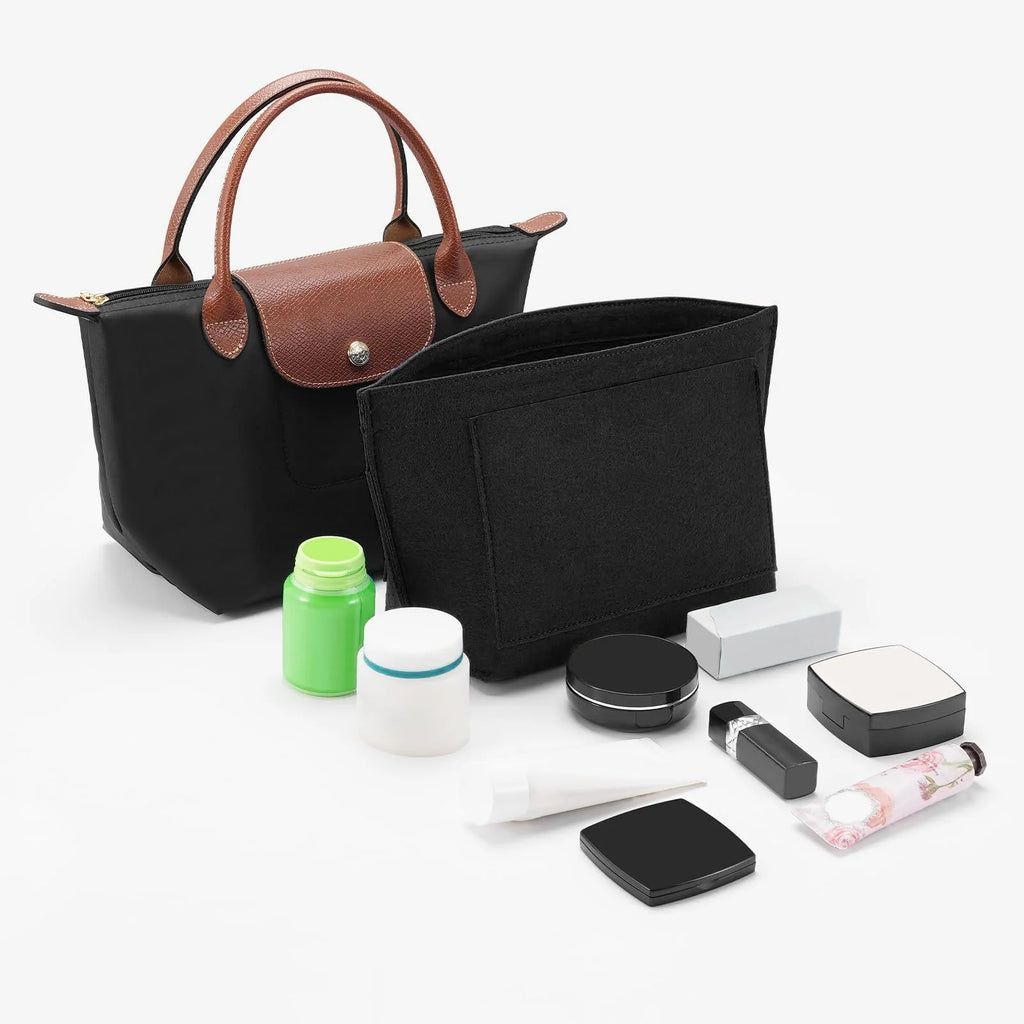 Felt Purse Organizer Insert – 5 Colors, 3 Sizes – Handbag Inner Liner for Totes & Purses