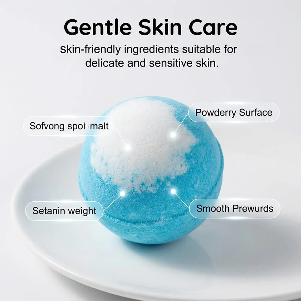 Ocean Bath Bombs for Kids – 12-Pack with Surprise Toy Inside, Easter & Gift Set