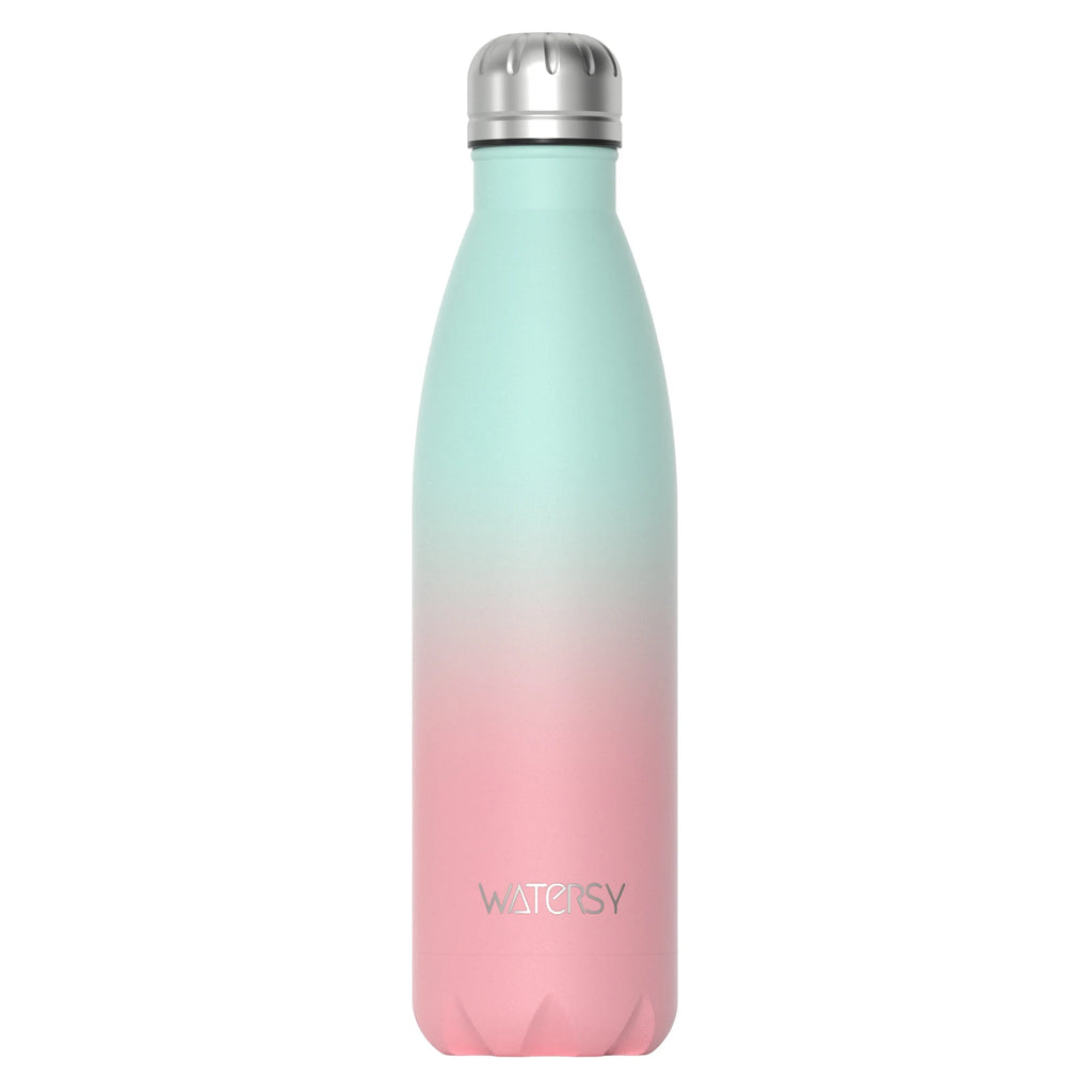 WATERSY 500ml Insulated Vacuum Flask – 304 Stainless Steel Double-Wall Thermal Water Bottle, 12–24hr, 18 Colors