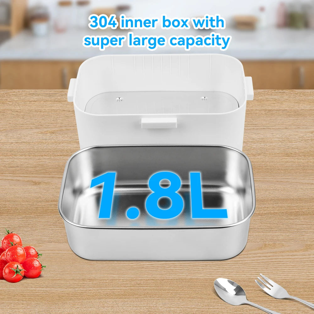 1.8L Electric Lunch Box – 80W Food Warmer