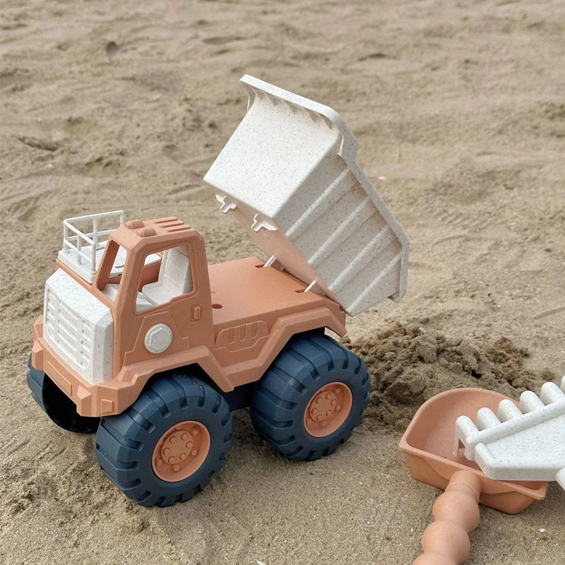 Beach Sand Excavator Toy Set – Digging Truck & Sand Tool Kit for Kids