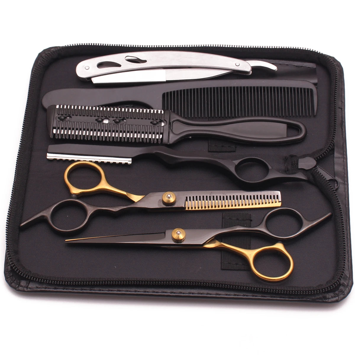Professional 6" Hair Cutting Scissors & Thinning Shears – Japan Stainless Steel Barber Set