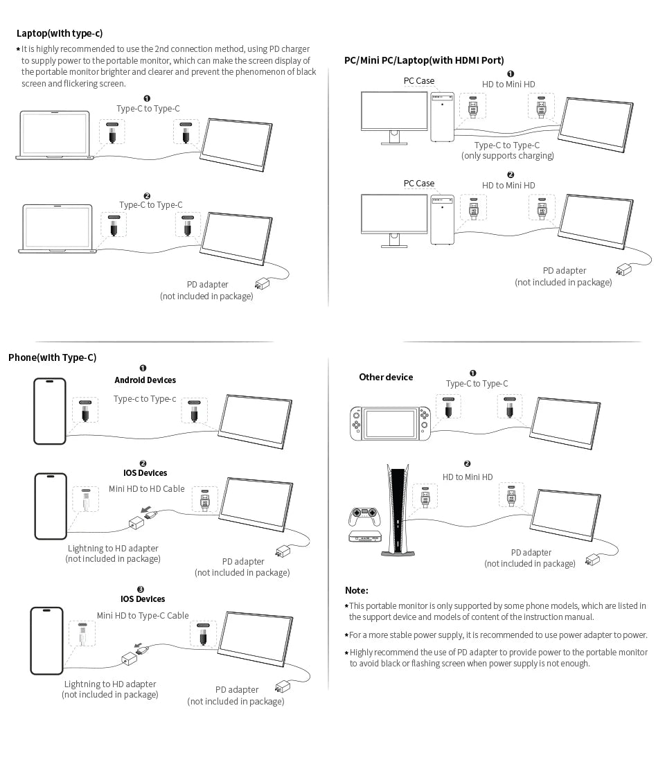 18.5-Inch Portable Monitor – 100Hz Full HD IPS