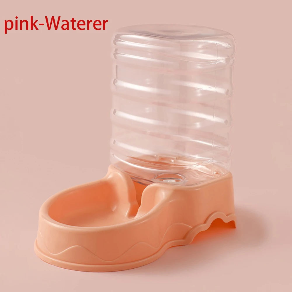 3.8L Automatic Pet Water Fountain & Food Dispenser