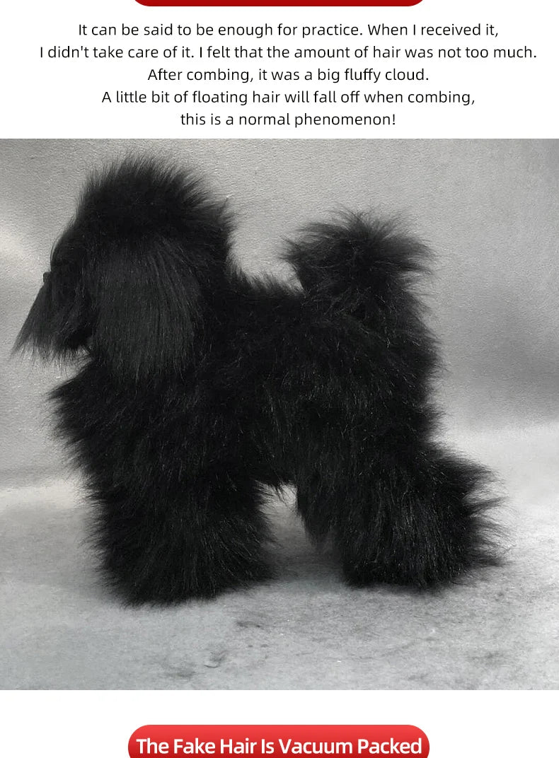 Full-Body Poodle Grooming Practice Model