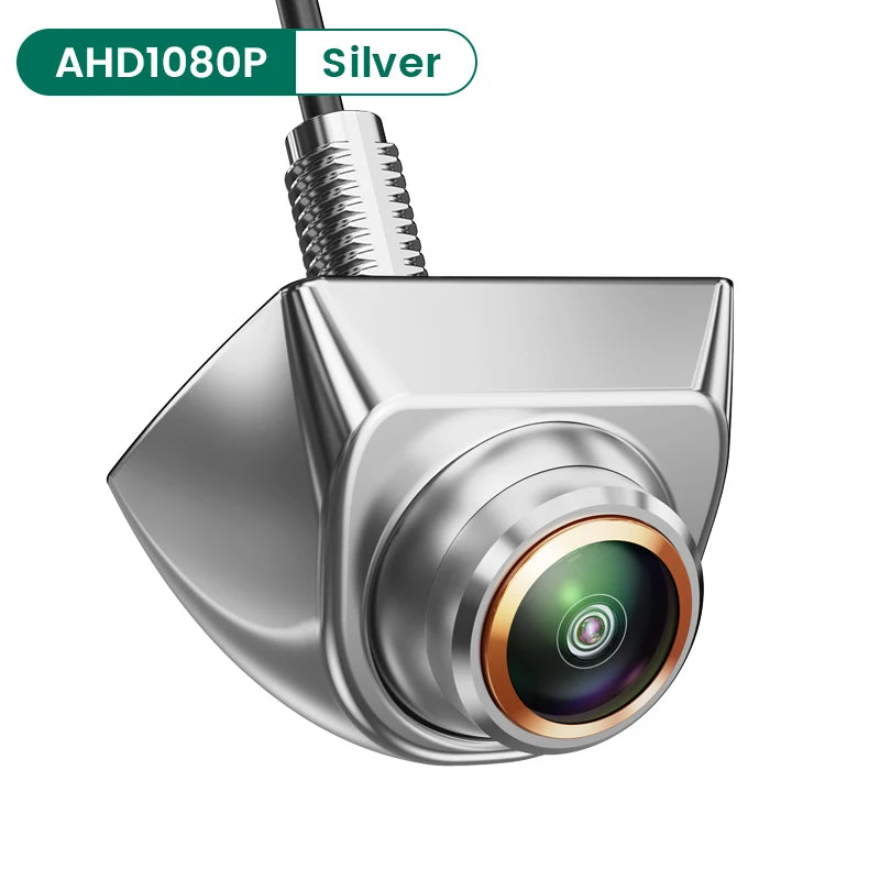AHD 1080P Car Backup Camera – 170° Fisheye Lens, Night Vision, Waterproof | White, Black & Silver