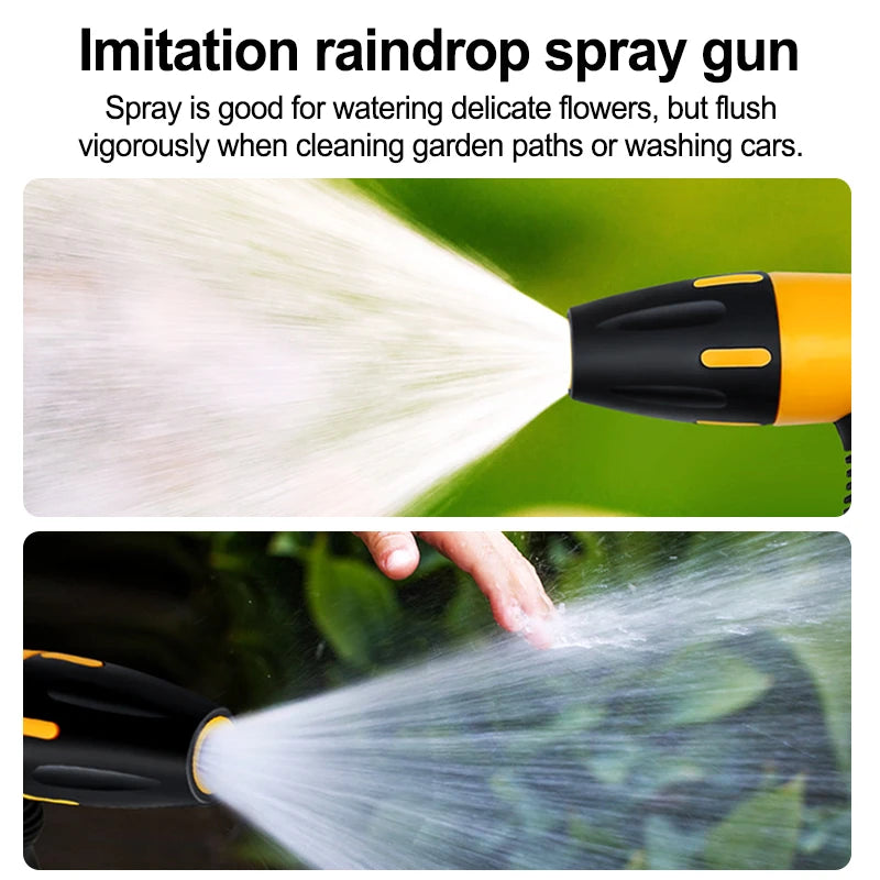 Telescopic Car Wash Gun with High-Pressure Nozzle – Extension Hose Set for Pressure Cleaner, 10m–20m Options