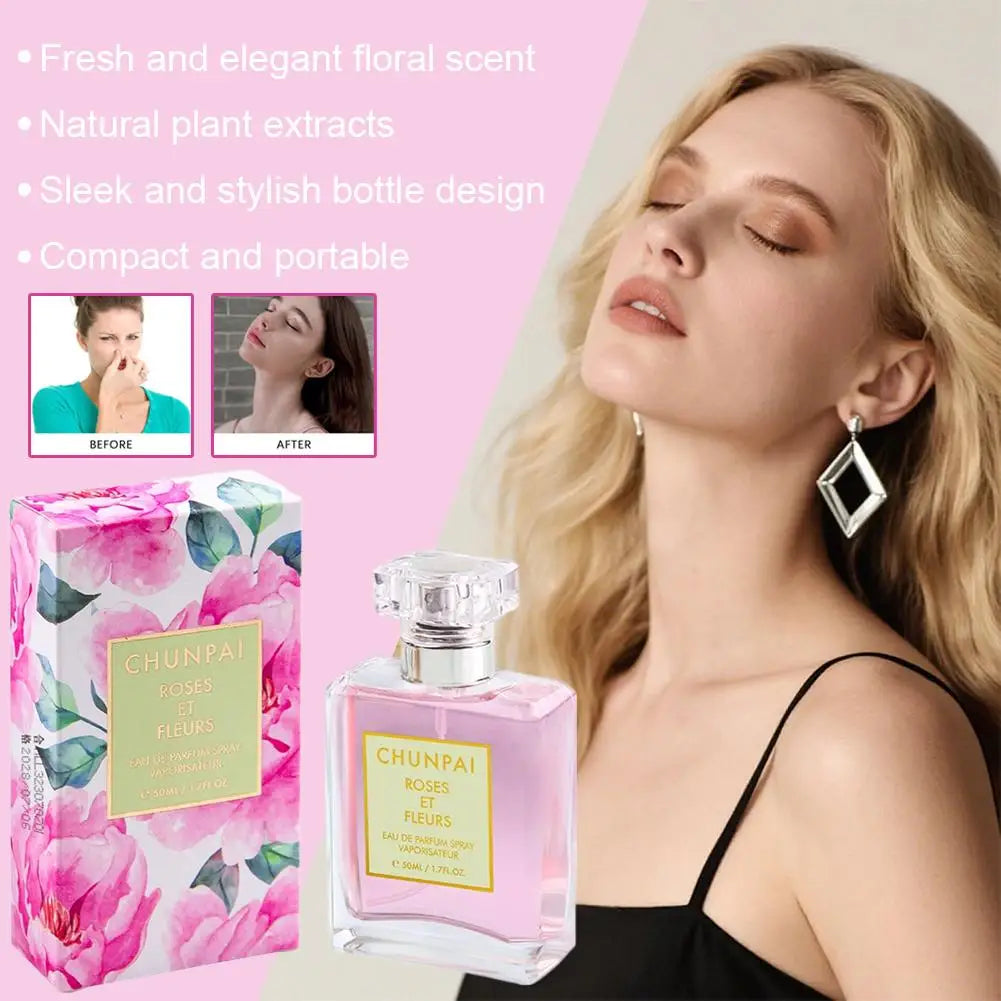Women's Floral Perfume – Osmanthus, Rose & Gardenia Long-Lasting Feminine Fragrance