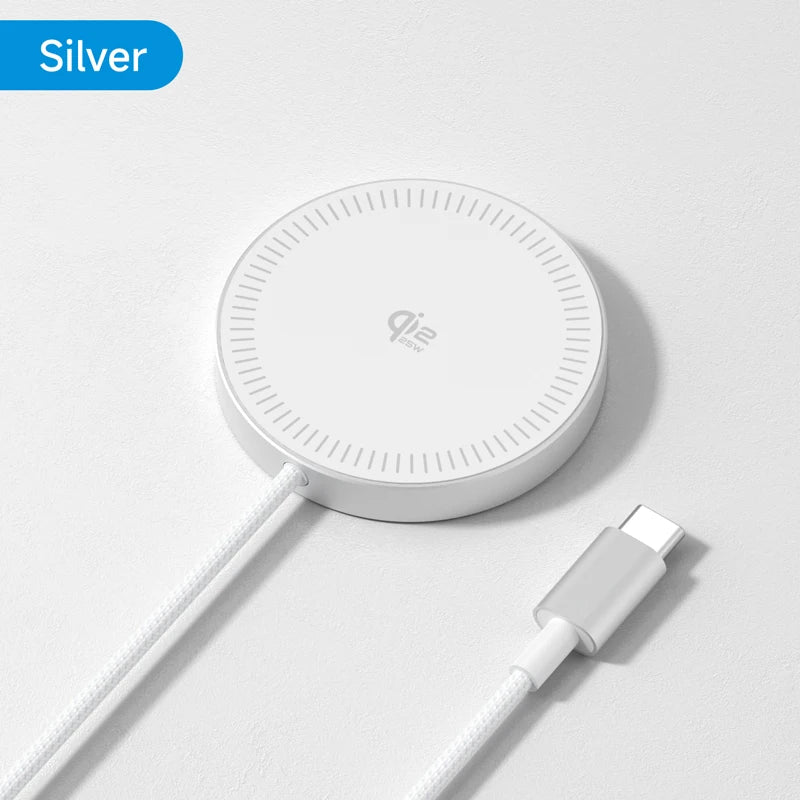 Hagibis Qi2.2 25W Dual-Sided Magnetic Wireless Charger – MagSafe Pad for iPhone 14–17 & AirPods