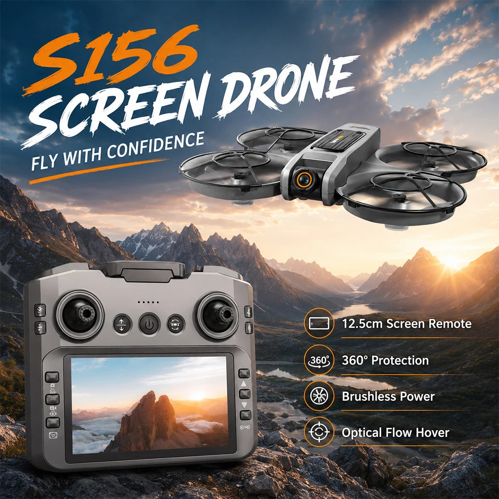 S156 Drone with Dual Camera & Screen Remote