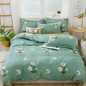 Plaid Print Duvet Cover – Lightweight Polyester-Cotton Bedding Bag, 24 Colors & 3 Sizes