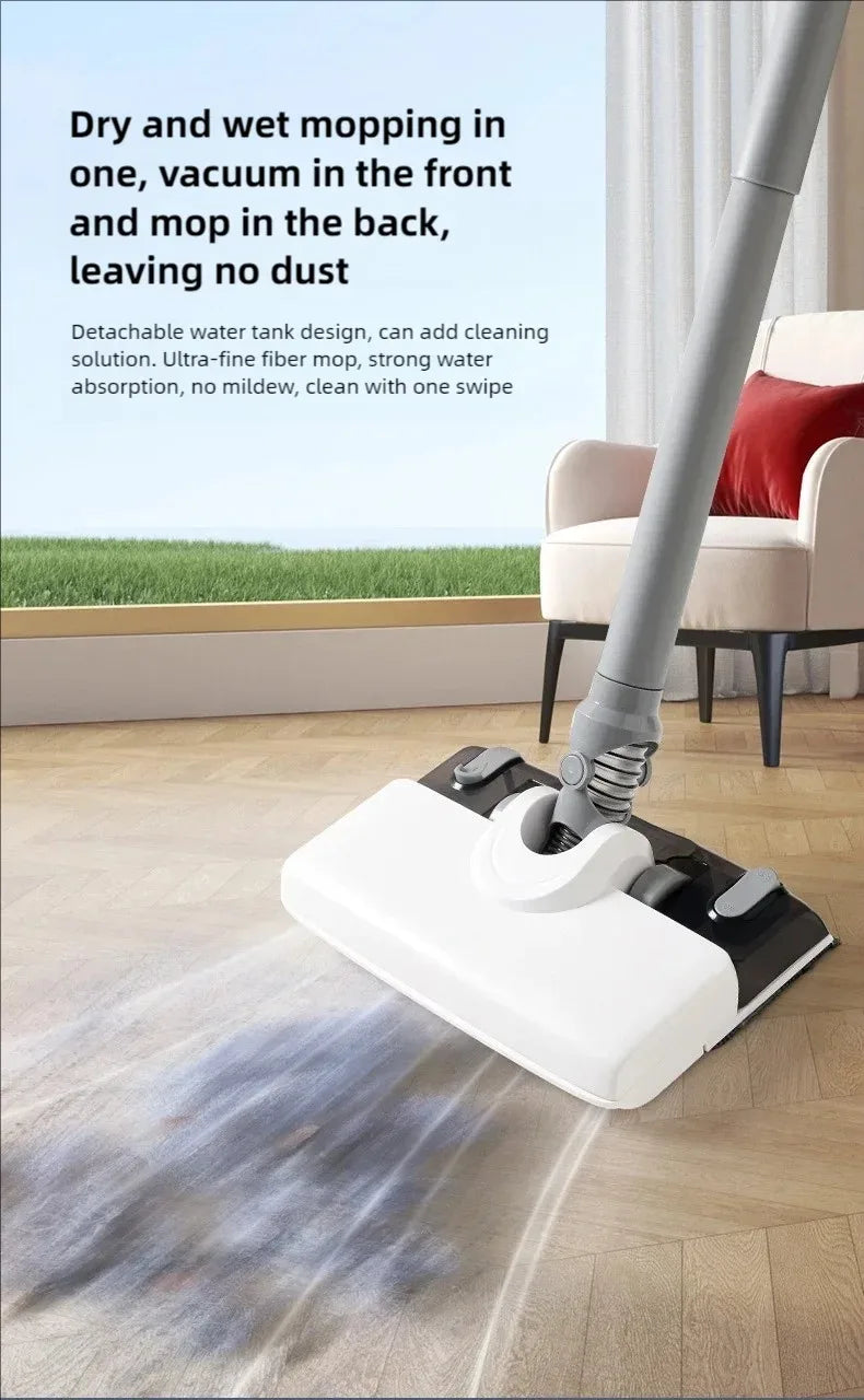 Cordless Vacuum Cleaner – 19000Pa Suction, Detachable Water Tank, 3 Modes for Floor, Carpet & Hardwood