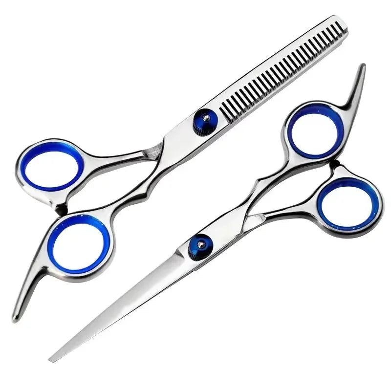 Professional Hairdressing Scissors – Stainless Steel Cutting & Thinning Shears for Home & Salon