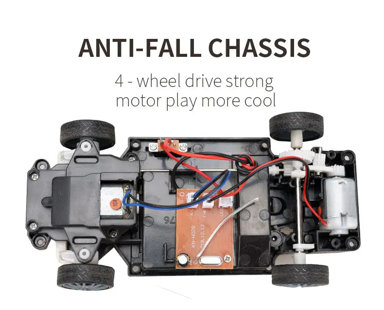 1:24 Scale 4WD RC Drift Car – 20KM/H High Speed LED Racing Vehicle