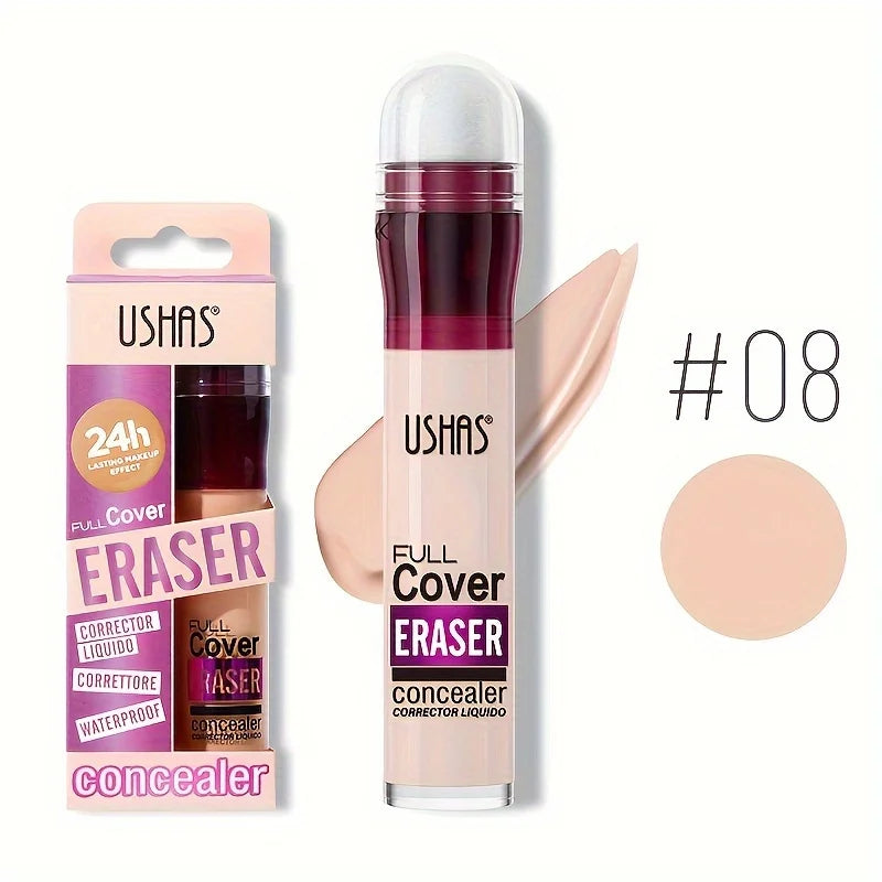 Sponge Tip Concealer & Liquid Foundation — Full Coverage for All Skin Types