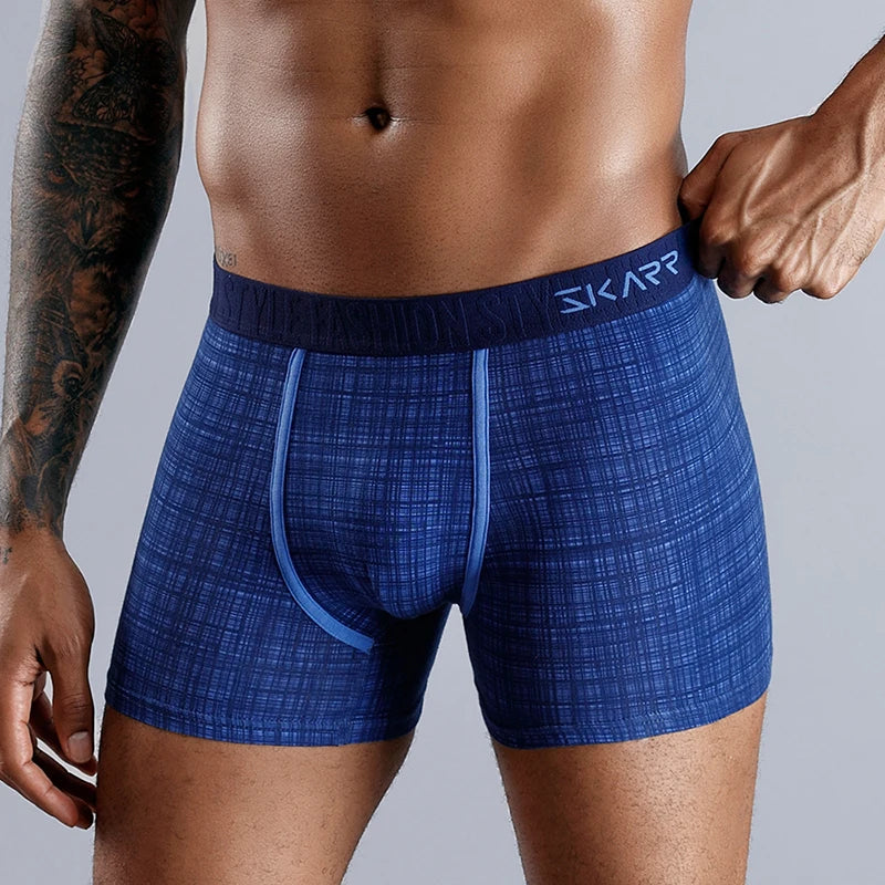 Men's Cotton Stretch Boxer Shorts