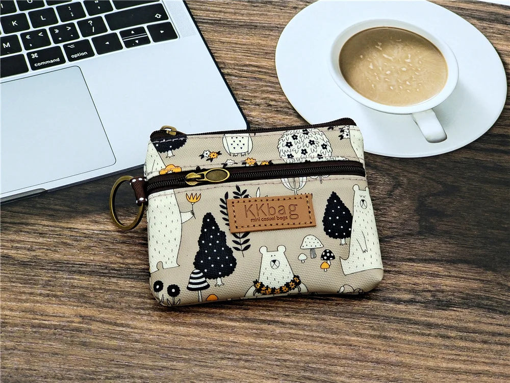 Cute Animal Coin Purse – Kawaii Zipper Wallet & Card Holder for Women, Girls & Students