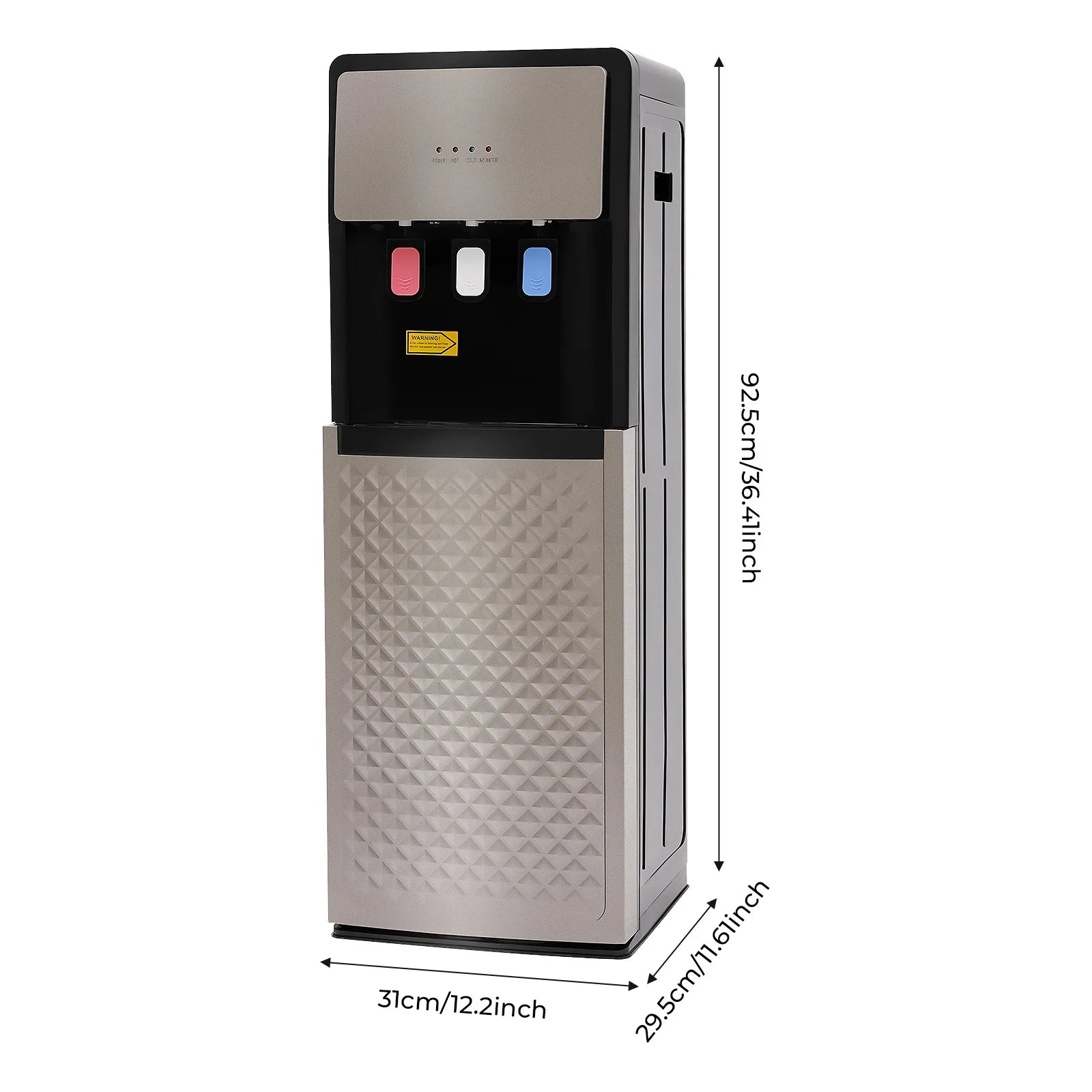 Bottom-Loading Hot & Cold Water Dispenser — Standing Water Cooler for Home & Office | 110V/220V