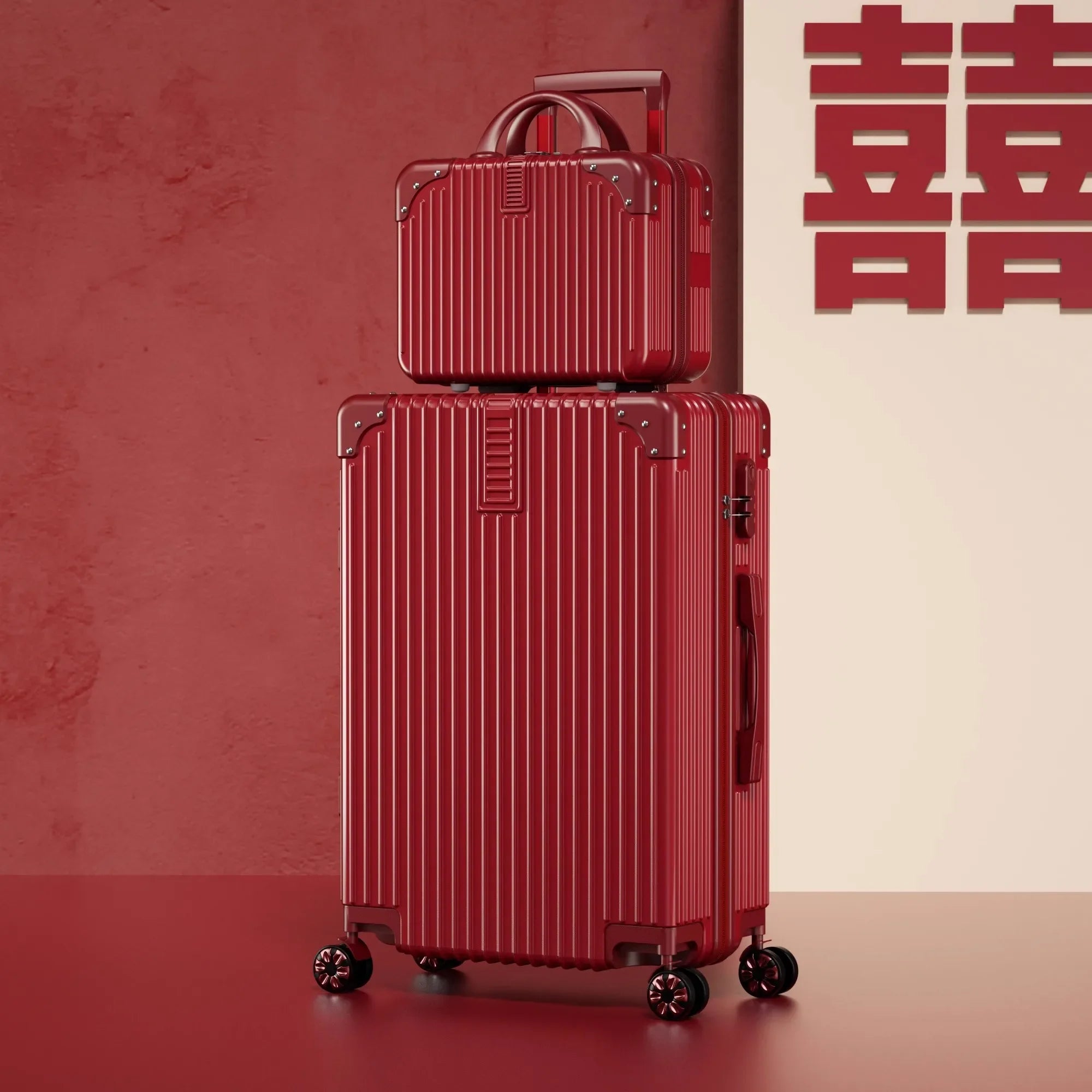 Lightweight ABS Rolling Suitcase Set — 20"/24"/28" Spinner Luggage Set