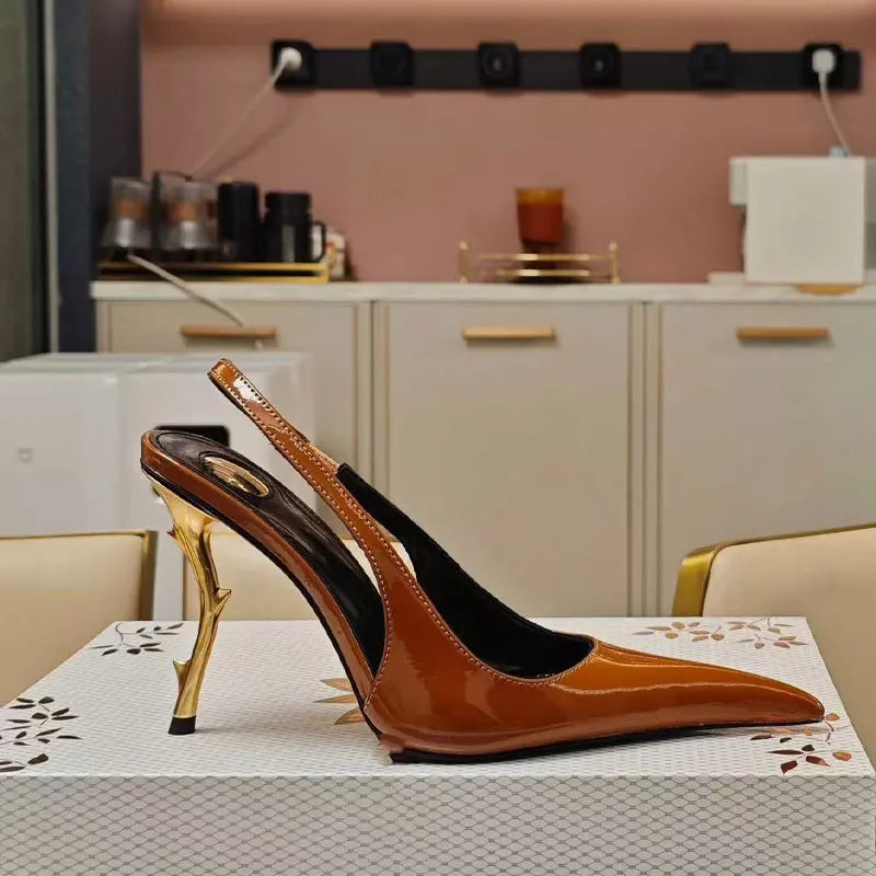 Women's Stiletto Pointed Toe Party Sandals — Sizes 34-48