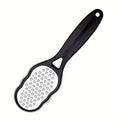 Salon-Smooth Feet at Home — Stainless Steel Foot File | Coarse & Fine Grit, Anti-Splash Ergonomic Design, Durable Home Pedicure Tool