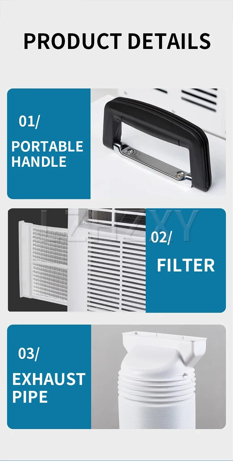 Split Mobile Portable Air Conditioner — Free Installation AC for Car, Home & Camping Tent