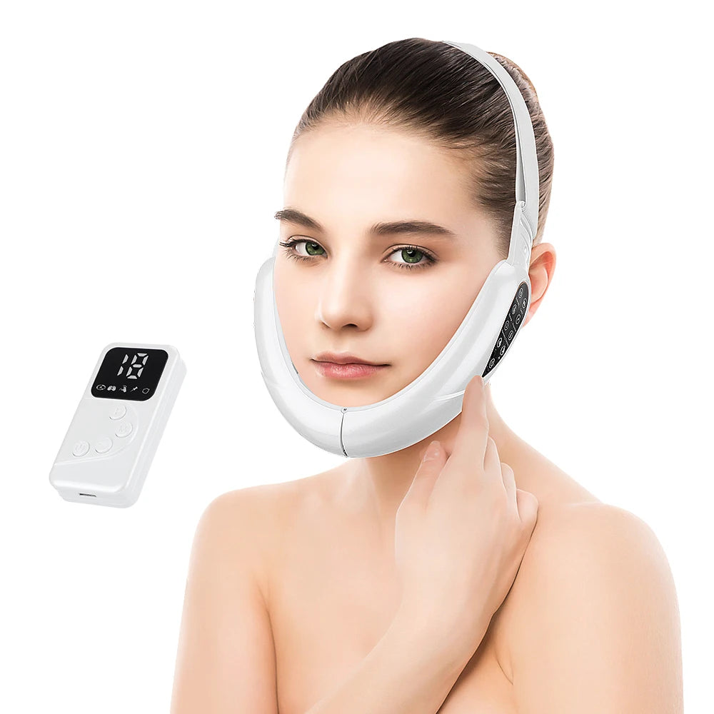 Hailicare V-Face Lifting Massager – Rechargeable Facial Slimming Device with Remote Control