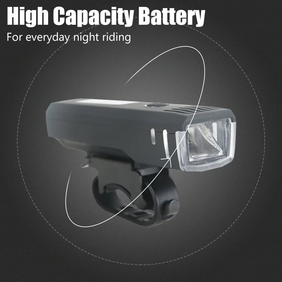 1000 Lumen USB Rechargeable Bicycle Front Light – Bright MTB Bike LED Headlight & Rear Lamp