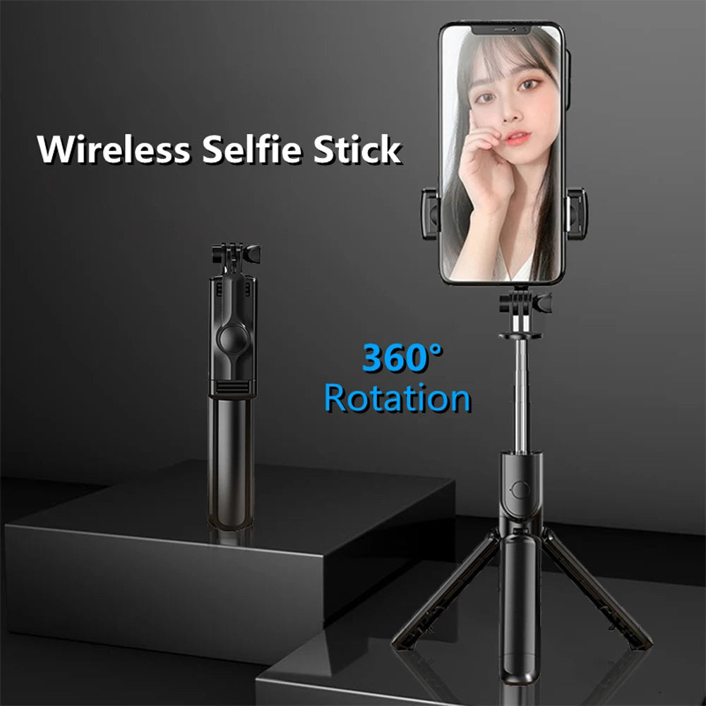 3-in-1 Bluetooth Selfie Stick Tripod with LED Fill Light & Remote Shutter