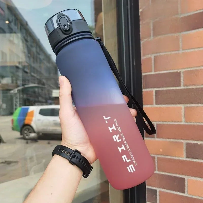 Simbuid Colorful Sports Water Bottle 500ml/650ml/1000ml – Leakproof PC+PP, FCM Certified, Gym & Outdoor