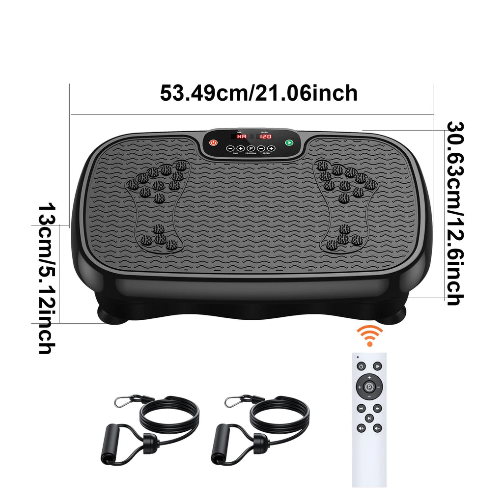 Fat Shaking Bluetooth Full Body Vibration Machine — Adjustable Speed Home Training Platform