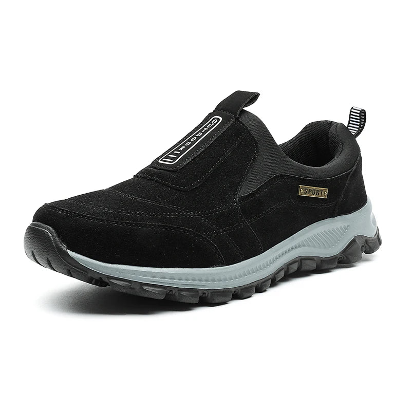 Men's Mesh-Lined Slip-On Casual Sneakers