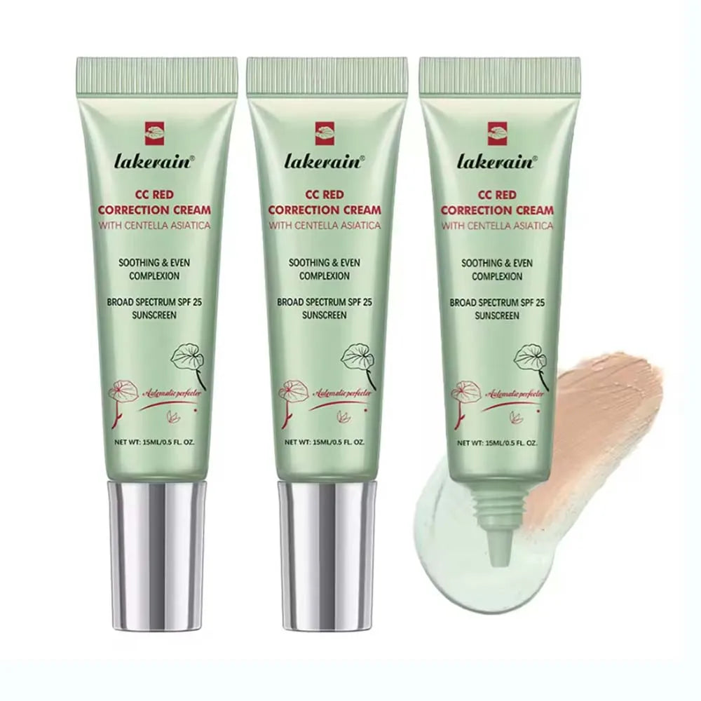 3-Pack CC Cream Color-Changing Foundation — Korean High Coverage Liquid