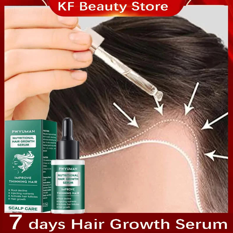 7-Day Ginger Hair Growth Serum — Fast-Acting Anti-Hair Loss & Scalp Treatment