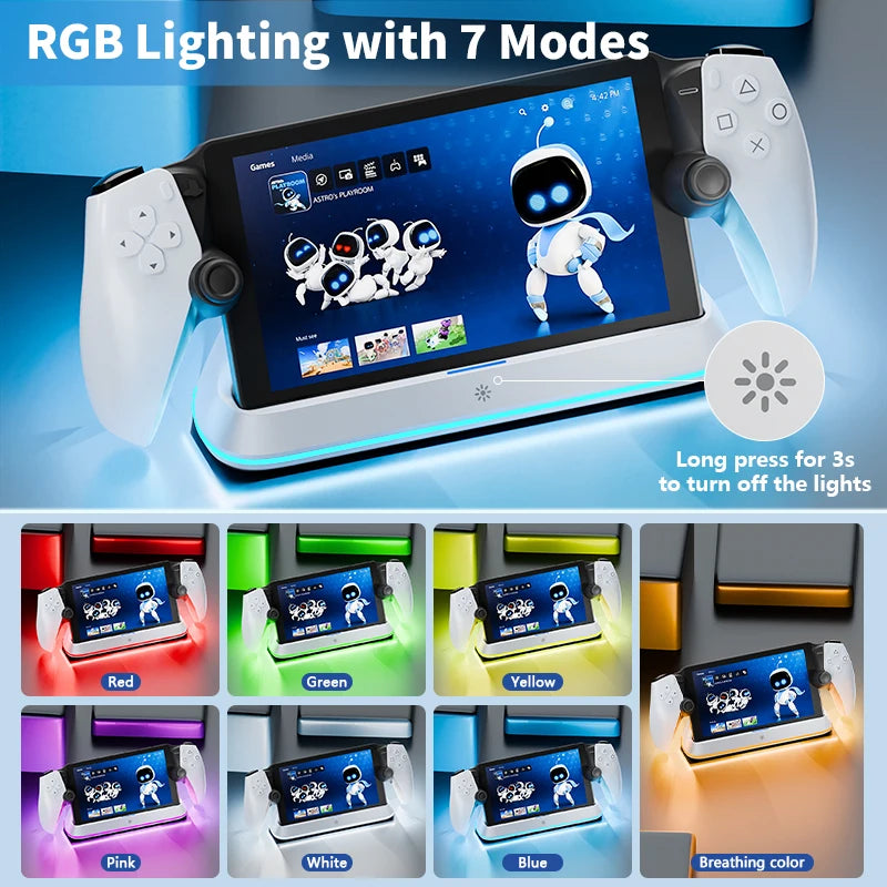 HONCAM Charging Dock Station for PlayStation Portal — Fast Charge & Organized Storage