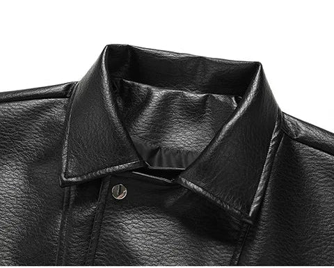 Men's Lapel Jacket – Loose Fit Casual Layer