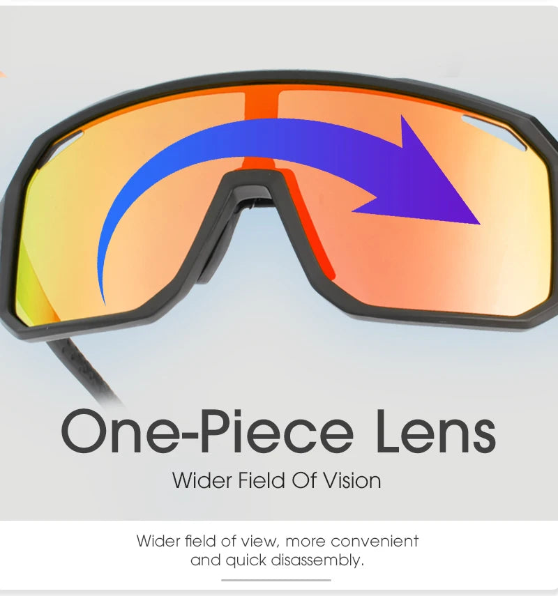SCVCN Cycling Sunglasses — UV400 Polarized Sports Eyewear for Men & Women