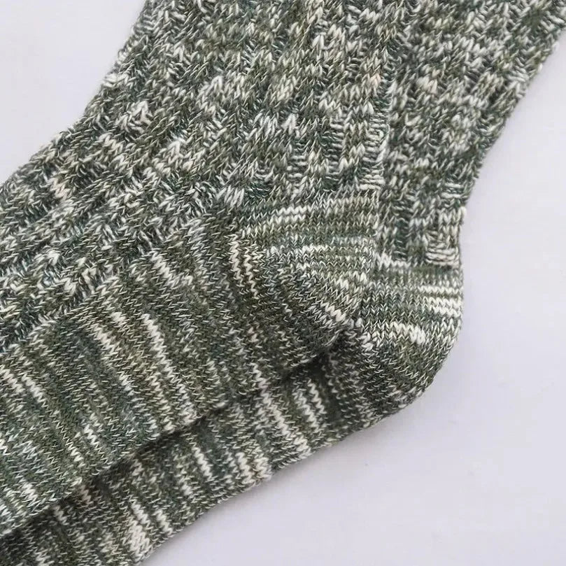 Women's Thigh-High Socks – Thick Cotton Blend