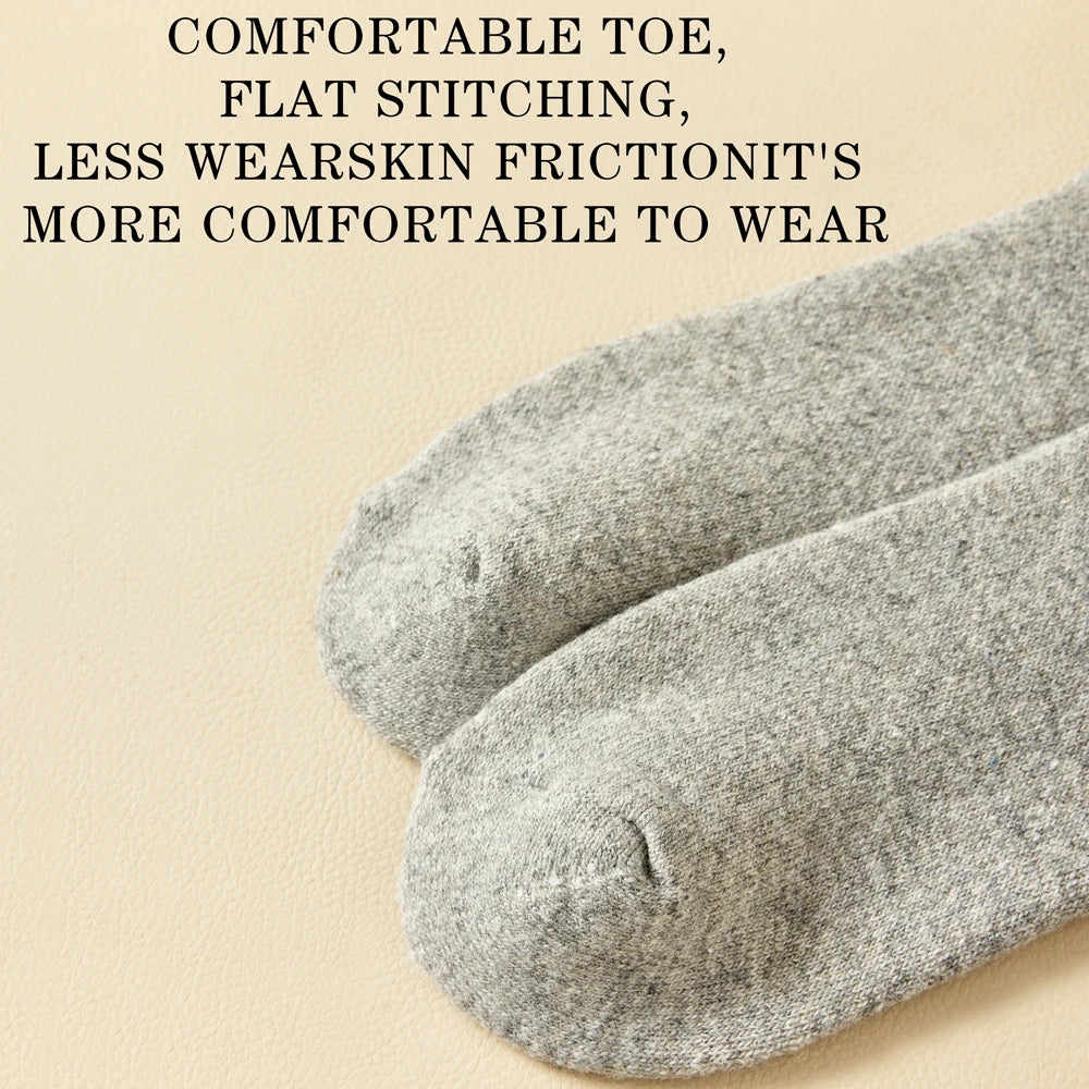 Men's Thick Wool-Blend Crew Socks