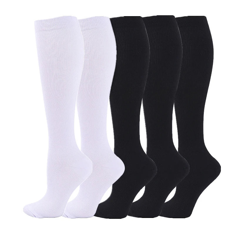 Women's Medical Compression Socks 20-30mmHg – 5 Pairs Varicose Veins, Diabetes, Nurse & Sports Running