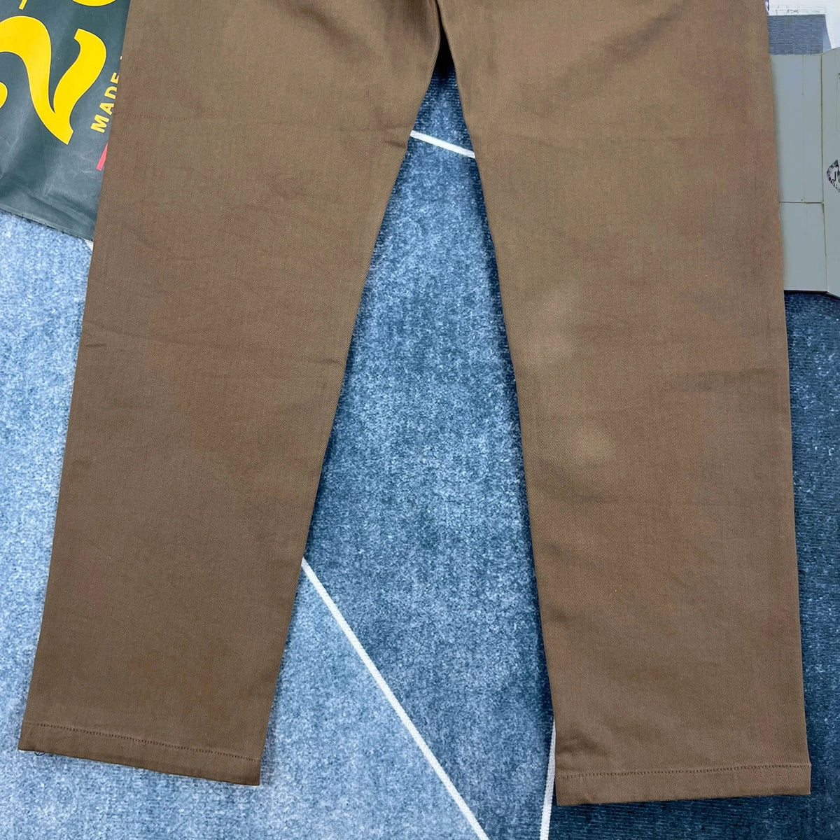 Men's Heavyweight Work Pants – Retro Straight Leg Stretch Cotton Trousers