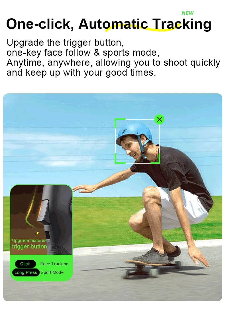 AOCHUAN 3-Axis Handheld Gimbal Phone Stabilizer — Smooth Video for iPhone & Android