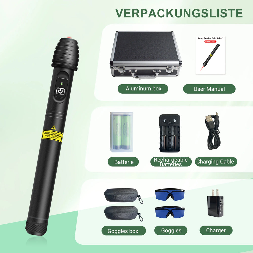 500mW IR Laser Acupuncture Pen – Electric Needle Therapy for Pain Relief & Management