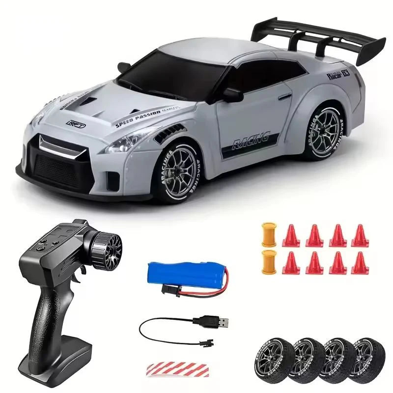 1:24 Scale 4WD RC Drift Car – High Speed Electric Racing Car for Kids & Adults