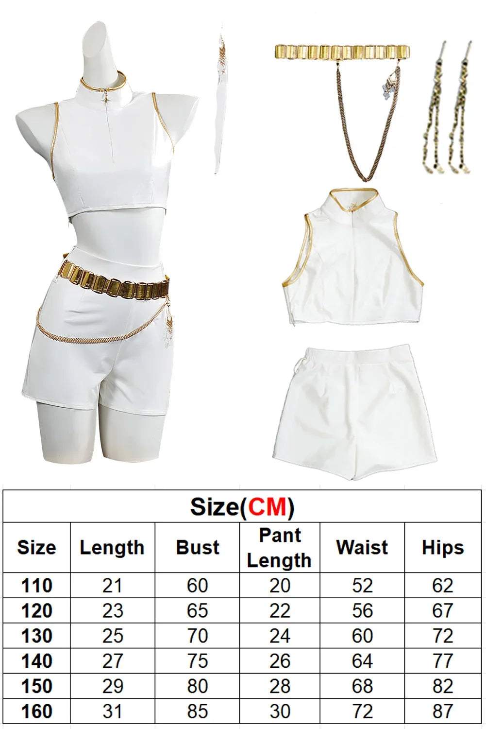 Kids & Adult Black & Gold Cosplay Costume – Halloween Roleplay Uniform