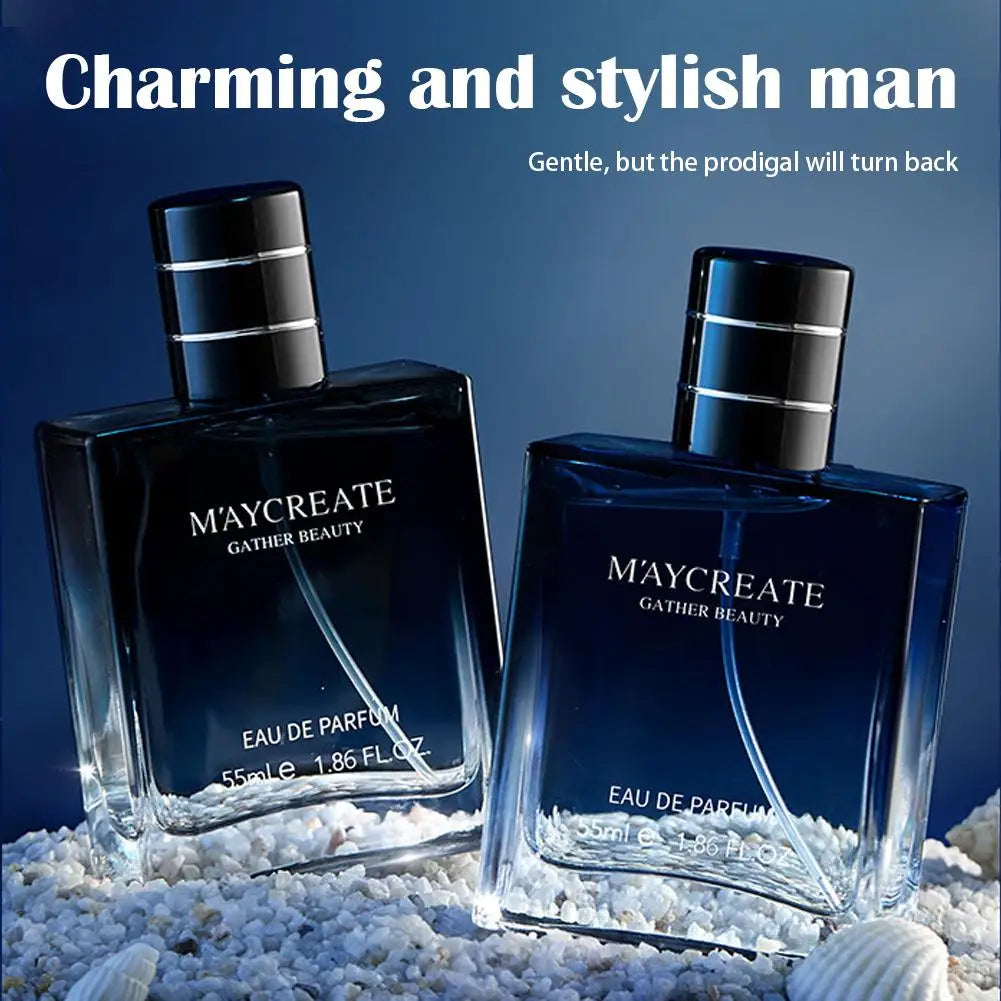 55ml Unisex Cologne Spray – Woody Floral Long-Lasting Fragrance